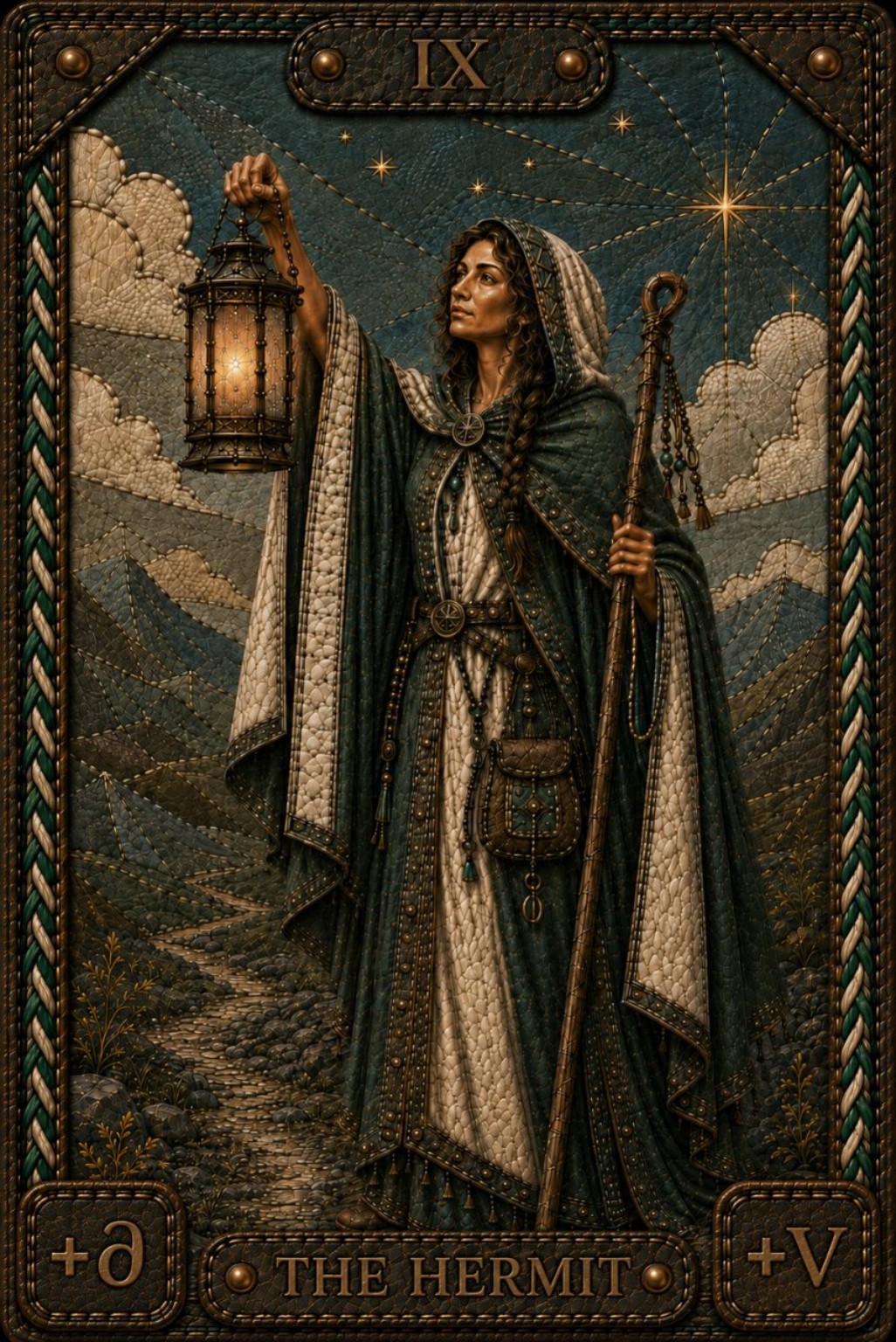 L'Ermite — carte de Tarot de Pavel Medvedev