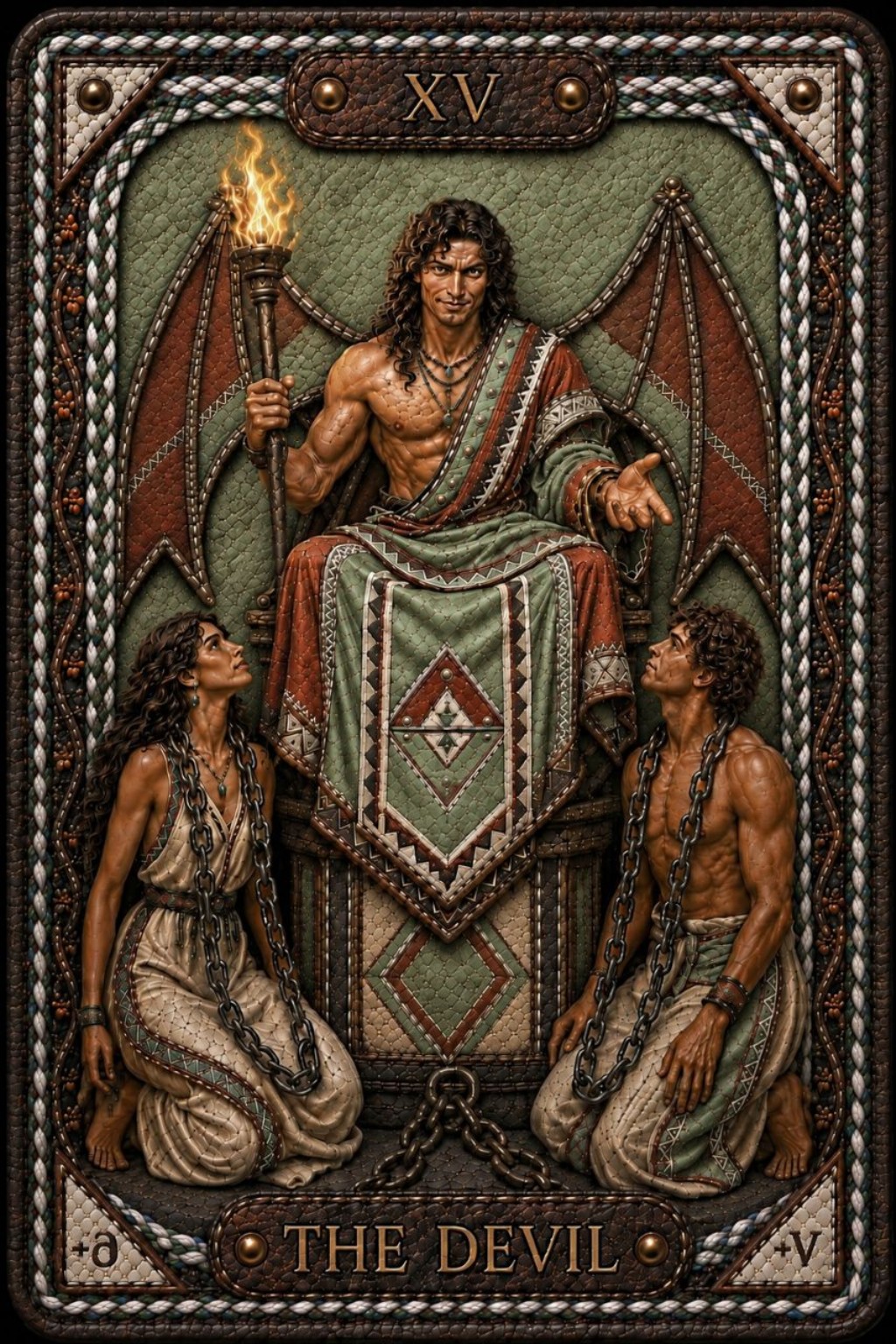 Le Diable — carte de Tarot de Pavel Medvedev